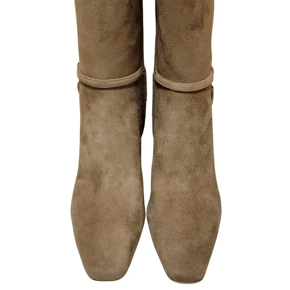 Coach Women Raquel Sue Knee High Dress Boots Size US 9.5B Cedar Brown Suede - Picture 4 of 7